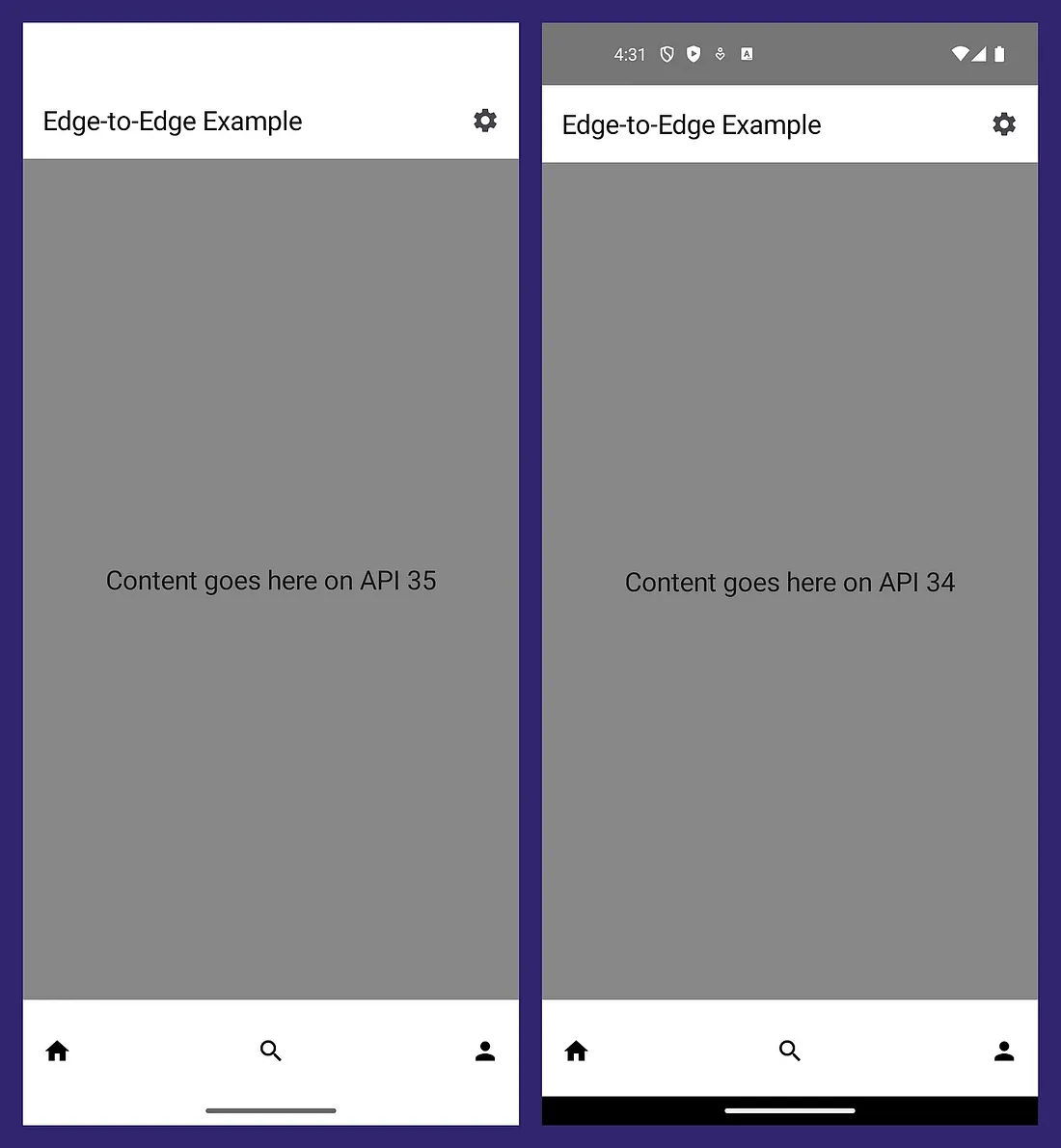 Jetpack Compose и Edge-to-Edge на Android 15