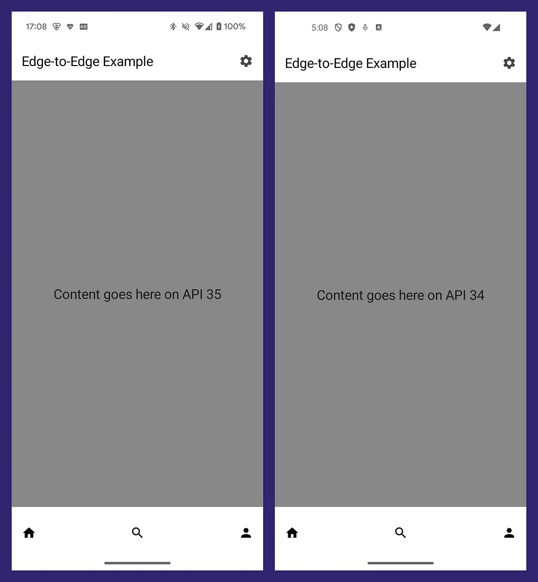 Jetpack Compose и Edge-to-Edge на Android 15