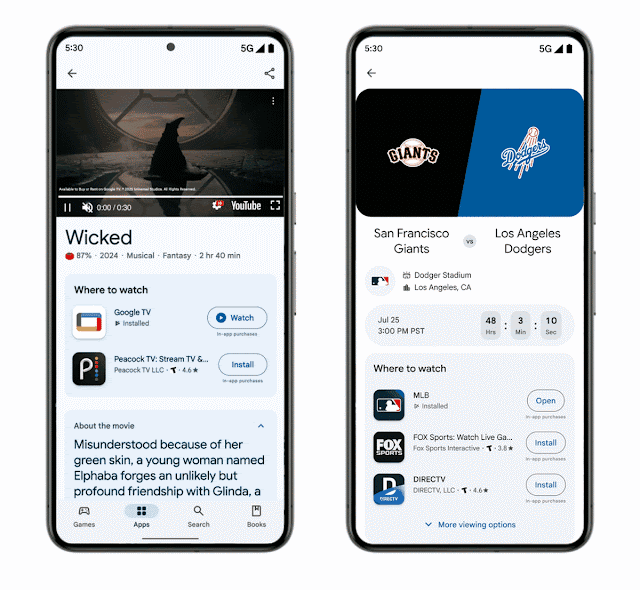 Что нового в Google Play