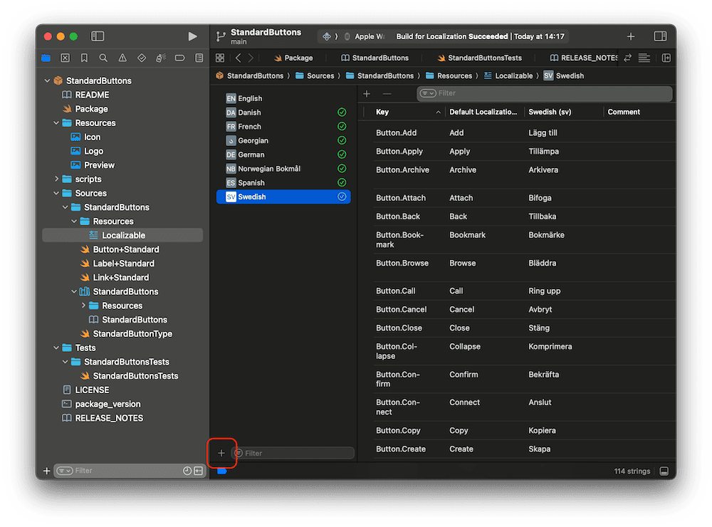 Использование ИИ и Cursor для локализации каталогов строк Xcode