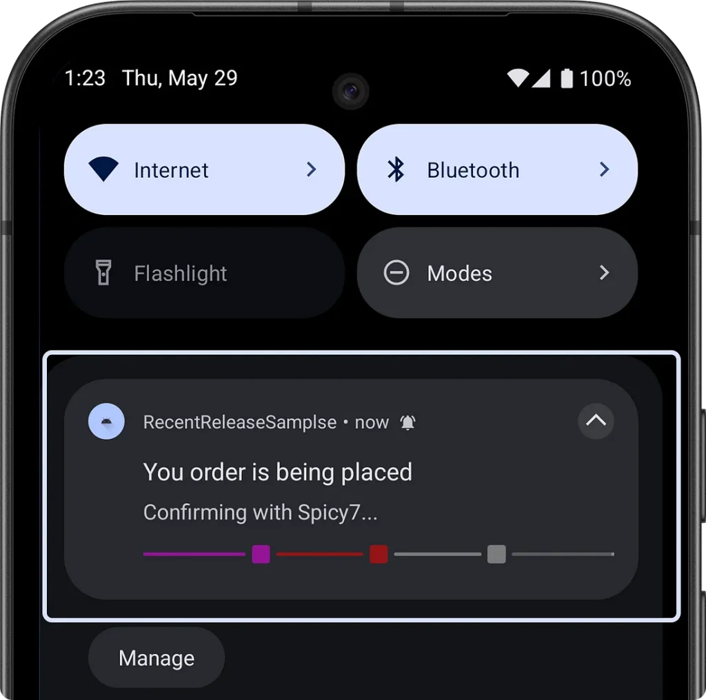 Live Updates в Android 16 - исследуем новые уведомления