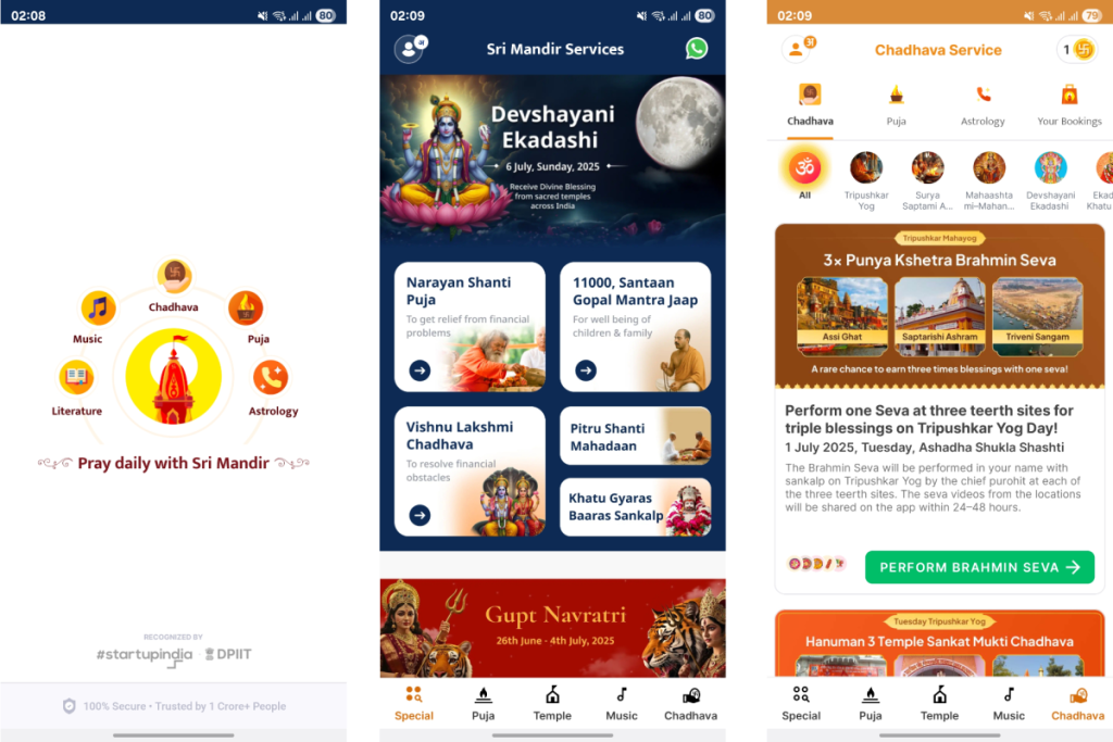 Sri Mandir получает новые инвестиции по мере роста цифровой веры
