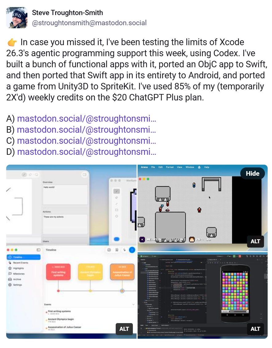 Вышел Xcode 26.3 с поддержкой ИИ-агентов