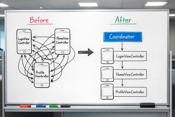 Паттерн Координатор: удаляем навигацию из ViewController