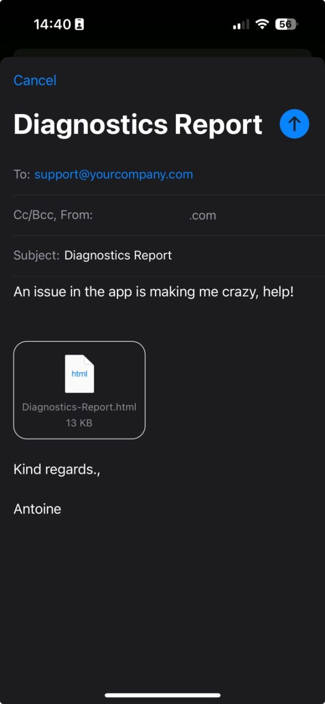 Отчеты пользователей с Diagnostics: более быстрое устранение ошибок с помощью ИИ