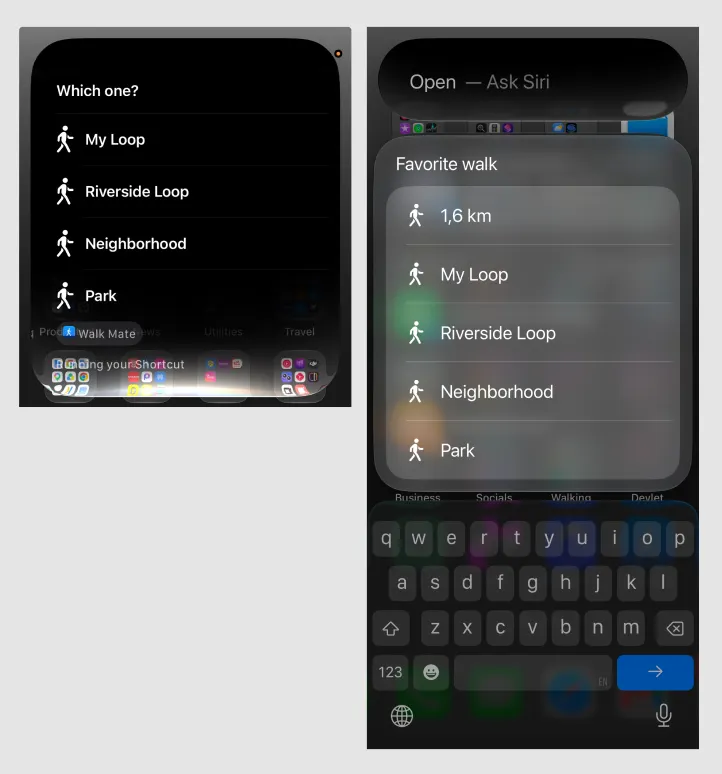 Учим Siri говорить о вашем любимом приложении: пример Walk Mate